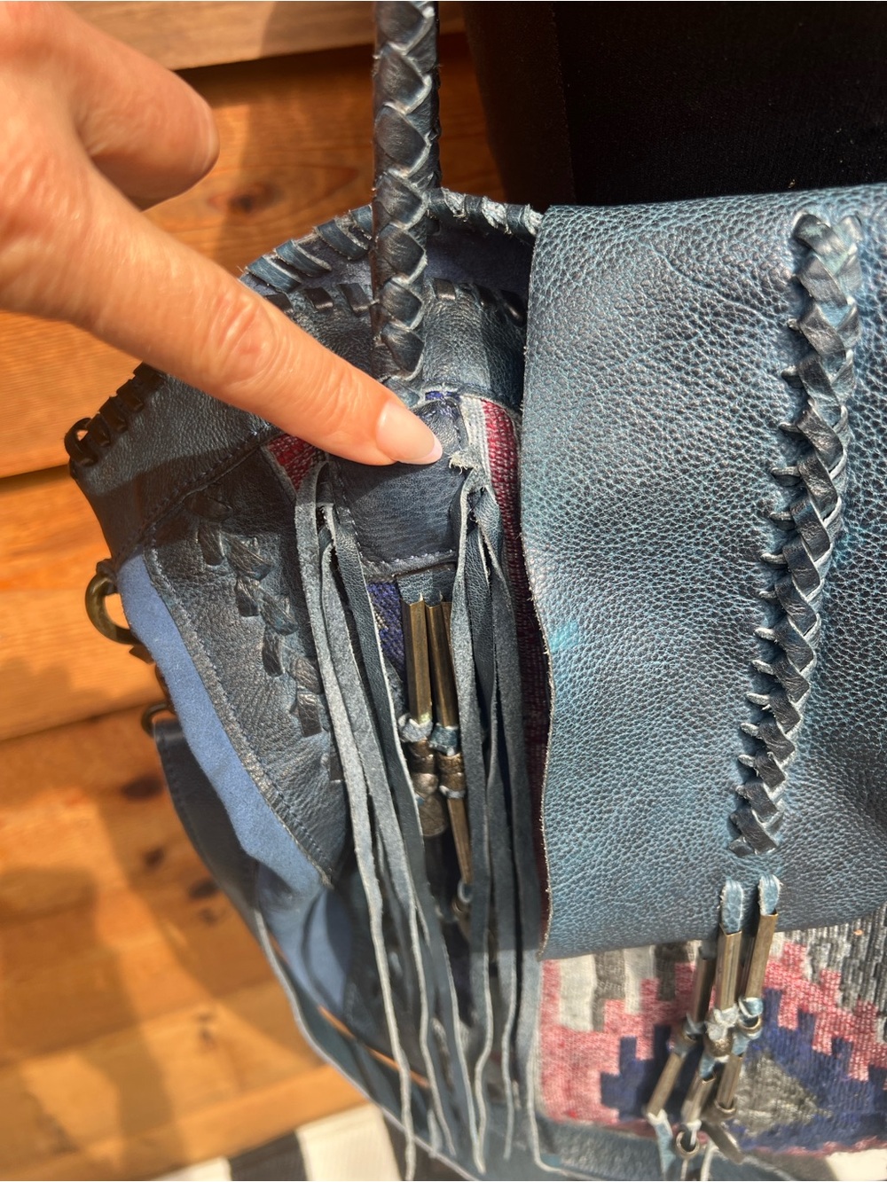 Free People Rare Emotions Canyon Land Boho Fringe bag - Picture 2 of 7
